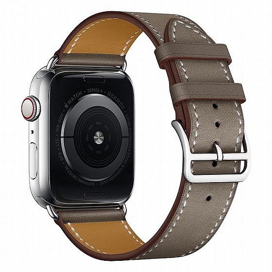 ����� ��� ���� Replacement Leather  Band ���� LaTera ����� ��� ����: Apple Watch 42mm/44mm/45mm (��� Grey)