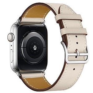 ����� ��� ���� Replacement Leather Band ���� LaTera ����� ��� ����: Apple Watch 38mm/40mm/41mm (��� Creamy white)