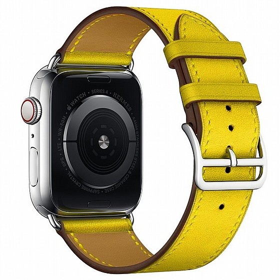 ����� ��� ���� Replacement Leather Band ���� LaTera ����� ��� ����: Apple Watch 38mm/40mm/41mm (��� Yellow)