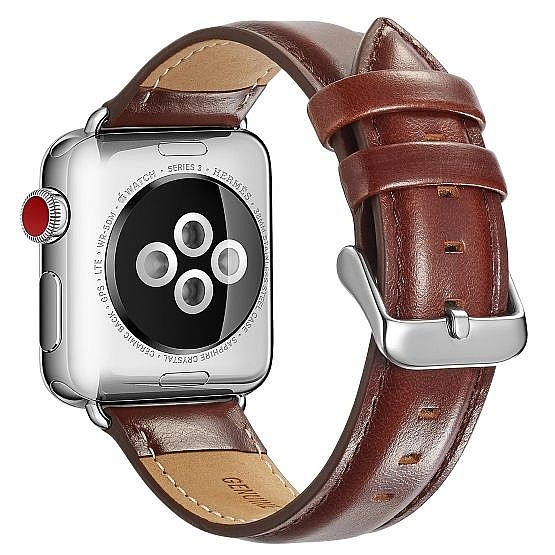 ����� ��� ����  Crazy Horse Leather Band ���� LaTera ����� ��� ����: Apple Watch 42mm/44mm/45mm (��� Dark Brown)