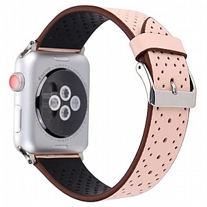����� ��� ����   Fashion Genuine Leather Band ���� LaTera ����� ��� ����: Apple Watch 42mm/44mm/45mm (��� Pink)