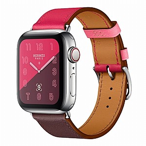 ����� ��� ����  Two Color Single Leather Band ���� LaTera ����� ��� ����: Apple Watch 42mm/44mm/45mm (��� Wine Red/Deep Rose Red/Light Rose Red)