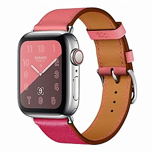רצועת עור מדגם Two Color Single Leather Band מבית LaTera לשעון חכם מדגם: Apple Watch 42mm/44mm/45mm (צבע Rose Red/Pink) רצועת עור מדגם Two Color Single Leather Band מבית LaTera לשעון חכם מדגם: Apple Watch 42mm/44mm/45mm (צבע Rose Red/Pink)