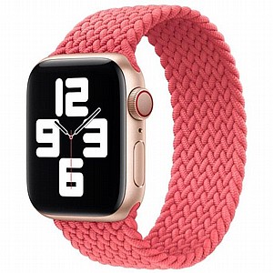 רצועת בד / ניילון מדגם Single Turn Braided Nylon Band מבית LaTera לשעון חכם מדגם: Apple Watch 38mm/40mm/41mm (צבע Pink) רצועת בד / ניילון מדגם Single Turn Braided Nylon Band מבית LaTera לשעון חכם מדגם: Apple Watch 38mm/40mm/41mm (צבע Pink)