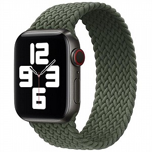 ����� �� / ������ ���� Single Turn Braided Nylon Band ���� LaTera ����� ��� ����: Apple Watch 38mm/40mm/41mm (��� Green)