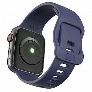 ����� ������� ����  Wrist Strap Silicone Band ���� LaTera ����� ��� ����: Apple Watch 38mm/40mm/41mm (��� Blue)