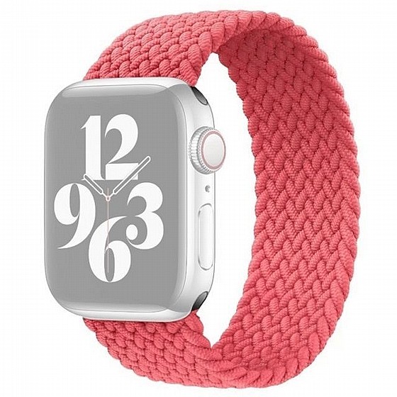 ����� �� / ������ ���� Single Turn Woven Nylon Band ���� LaTera ����� ��� ����: Apple Watch 38mm/40mm/41mm (��� Pink)