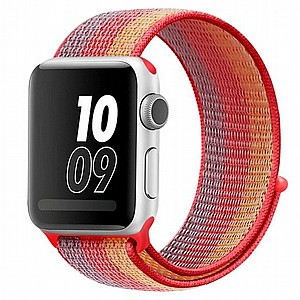 ����� �� / ������ ���� Loop Nylon Band ���� LaTera ����� ��� ����: Apple Watch 38mm/40mm/41mm (��� Yellow Orange)
