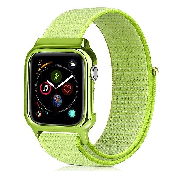 ����� �� / ������ ���� Simple Fashion Nylon Band ���� LaTera ����� ��� ����: Apple Watch 38mm/40mm/41mm (��� Bright yellow)