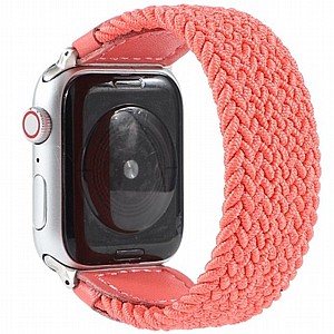 ����� �� / ������ ���� Braided Nylon Band ���� LaTera ����� ��� ����: Apple Watch 38mm/40mm/41mm (��� Rose Red)
