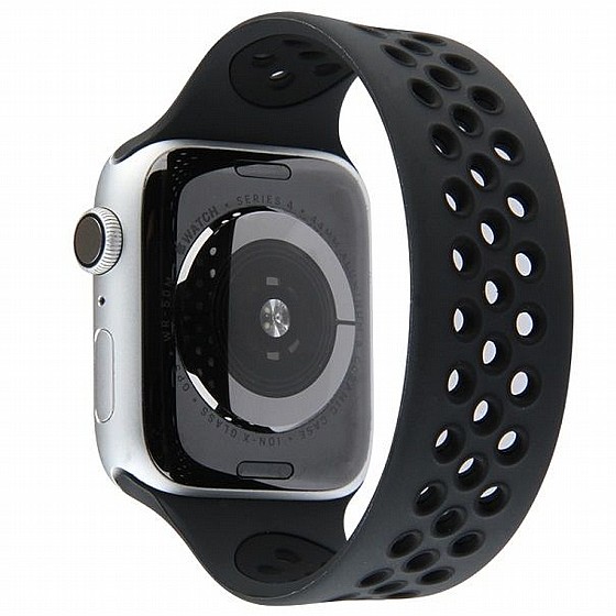 ����� ������� ����  Elastic Sport Silicone Band ���� LaTera ����� ��� ����: Apple Watch 38mm/40mm/41mm (��� Black)