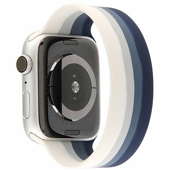 ����� ������� ����  Rainbow Solo Silicone Band ���� LaTera ����� ��� ����: Apple Watch 38mm/40mm/41mm (��� Blue Rainbow)