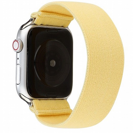 ����� ������� ����  Solid Silicone Band ���� LaTera ����� ��� ����: Apple Watch 38mm/40mm/41mm (��� Cream Yellow)