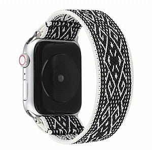 רצועת בד / ניילון מדגם Replacement Strap Nylon Band מבית LaTera לשעון חכם מדגם: Apple Watch 42mm/44mm/45mm (צבע Type 04) רצועת בד / ניילון מדגם Replacement Strap Nylon Band מבית LaTera לשעון חכם מדגם: Apple Watch 42mm/44mm/45mm (צבע Type 04)