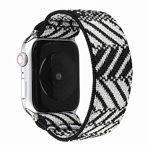 רצועת בד / ניילון מדגם Replacement Strap Nylon Band מבית LaTera לשעון חכם מדגם: Apple Watch 42mm/44mm/45mm (צבע Type 08) רצועת בד / ניילון מדגם Replacement Strap Nylon Band מבית LaTera לשעון חכם מדגם: Apple Watch 42mm/44mm/45mm (צבע Type 08)