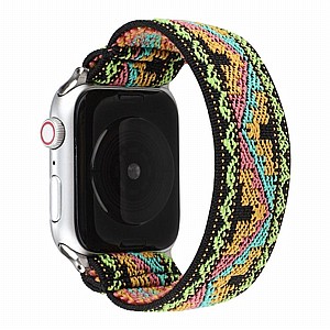 רצועת בד / ניילון מדגם Replacement Strap Nylon Band מבית LaTera לשעון חכם מדגם: Apple Watch 42mm/44mm/45mm (צבע Type 11) רצועת בד / ניילון מדגם Replacement Strap Nylon Band מבית LaTera לשעון חכם מדגם: Apple Watch 42mm/44mm/45mm (צבע Type 11)