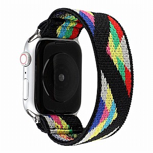 רצועת בד / ניילון מדגם Replacement Strap Nylon Band מבית LaTera לשעון חכם מדגם: Apple Watch 42mm/44mm/45mm (צבע Type 14) רצועת בד / ניילון מדגם Replacement Strap Nylon Band מבית LaTera לשעון חכם מדגם: Apple Watch 42mm/44mm/45mm (צבע Type 14)