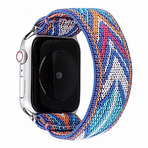 רצועת בד / ניילון מדגם Replacement Strap Nylon Band מבית LaTera לשעון חכם מדגם: Apple Watch 42mm/44mm/45mm (צבע Type 15) רצועת בד / ניילון מדגם Replacement Strap Nylon Band מבית LaTera לשעון חכם מדגם: Apple Watch 42mm/44mm/45mm (צבע Type 15)