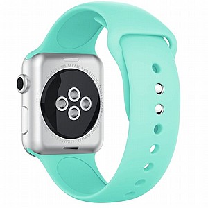 רצועת סיליקון מדגם Silicone Band מבית LaTera לשעון חכם מדגם: Apple Watch 38mm/40mm/41mm (צבע Mint Green) רצועת סיליקון מדגם Silicone Band מבית LaTera לשעון חכם מדגם: Apple Watch 38mm/40mm/41mm (צבע Mint Green)