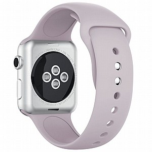 רצועת סיליקון מדגם Silicone Band מבית LaTera לשעון חכם מדגם: Apple Watch 38mm/40mm/41mm (צבע Light Purple) רצועת סיליקון מדגם Silicone Band מבית LaTera לשעון חכם מדגם: Apple Watch 38mm/40mm/41mm (צבע Light Purple)