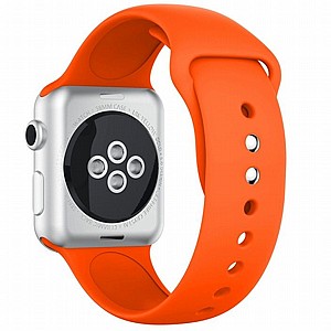 רצועת סיליקון מדגם Silicone Band מבית LaTera לשעון חכם מדגם: Apple Watch 38mm/40mm/41mm (צבע Orange) רצועת סיליקון מדגם Silicone Band מבית LaTera לשעון חכם מדגם: Apple Watch 38mm/40mm/41mm (צבע Orange)