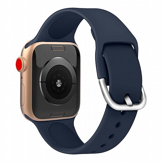 ����� ������� ����  Solid Color Silicone Band ���� LaTera ����� ��� ����: Apple Watch 42mm/44mm/45mm (��� Blue)