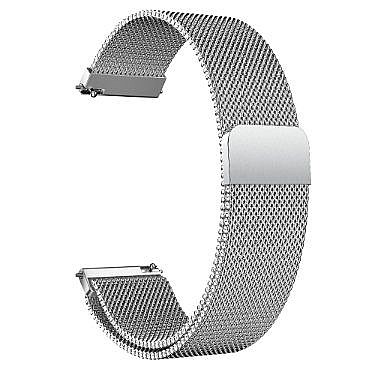 רצועת מתכת מדגם Milanese Loop Magnetic Steel Band מבית LaTera לשעון חכם מדגם: Samsung Galaxy Watch  46mm (צבע Silver)