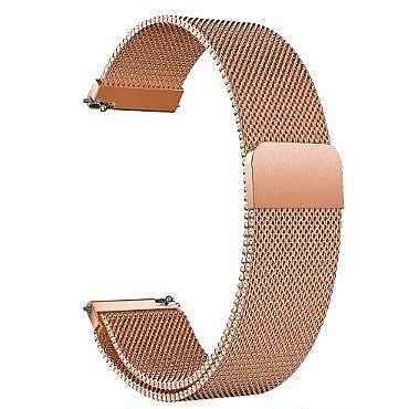 ����� ���� ���� Milanese Loop Magnetic Steel Band ���� LaTera ����� ��� ����: Samsung Galaxy Watch  42mm (��� Rose Gold)