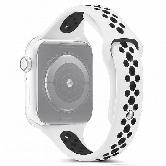 ����� ������� ����  Little Waist Sport Silicone Band ���� LaTera ����� ��� ����: Apple Watch 42mm/44mm/45mm (��� White/Black)