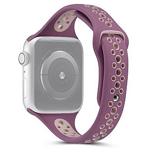 רצועת סיליקון מדגם Little Waist Sport Silicone Band מבית LaTera לשעון חכם מדגם: Apple Watch 38mm/40mm/41mm (צבע Purple/Pink) רצועת סיליקון מדגם Little Waist Sport Silicone Band מבית LaTera לשעון חכם מדגם: Apple Watch 38mm/40mm/41mm (צבע Purple/Pink)