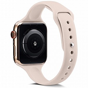 רצועת סיליקון מדגם Thin Silicone Band מבית LaTera לשעון חכם מדגם: Apple Watch 42mm/44mm/45mm (צבע Pink Silty) רצועת סיליקון מדגם Thin Silicone Band מבית LaTera לשעון חכם מדגם: Apple Watch 42mm/44mm/45mm (צבע Pink Silty)