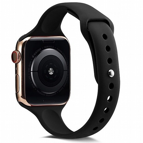 ����� ������� ����  Thin Silicone Band ���� LaTera ����� ��� ����: Apple Watch 42mm/44mm/45mm (��� Black)