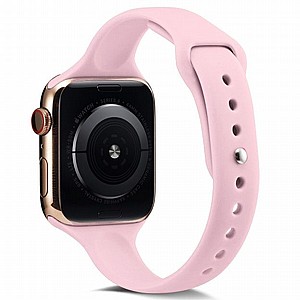 רצועת סיליקון מדגם Thin Silicone Band מבית LaTera לשעון חכם מדגם: Apple Watch 42mm/44mm/45mm (צבע Pink) רצועת סיליקון מדגם Thin Silicone Band מבית LaTera לשעון חכם מדגם: Apple Watch 42mm/44mm/45mm (צבע Pink)