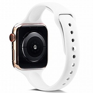 רצועת סיליקון מדגם Thin Silicone Band מבית LaTera לשעון חכם מדגם: Apple Watch 42mm/44mm/45mm (צבע Creamy white) רצועת סיליקון מדגם Thin Silicone Band מבית LaTera לשעון חכם מדגם: Apple Watch 42mm/44mm/45mm (צבע Creamy white)