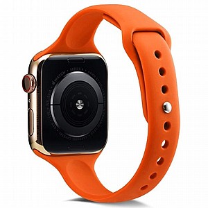 ����� ������� ����  Thin Silicone Band ���� LaTera ����� ��� ����: Apple Watch 38mm/40mm/41mm (��� Orange)