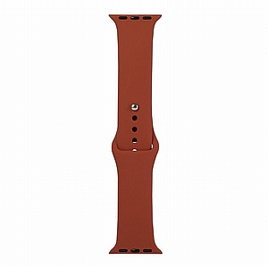 ����� ������� ����  Replacement Silicone Band ���� LaTera ����� ��� ����: Apple Watch 38mm/40mm/41mm (��� Saddle Brown)
