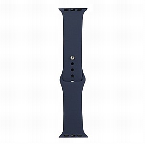 רצועת סיליקון מדגם Replacement Silicone Band מבית LaTera לשעון חכם מדגם: Apple Watch 38mm/40mm/41mm (צבע Midnight Blue) רצועת סיליקון מדגם Replacement Silicone Band מבית LaTera לשעון חכם מדגם: Apple Watch 38mm/40mm/41mm (צבע Midnight Blue)