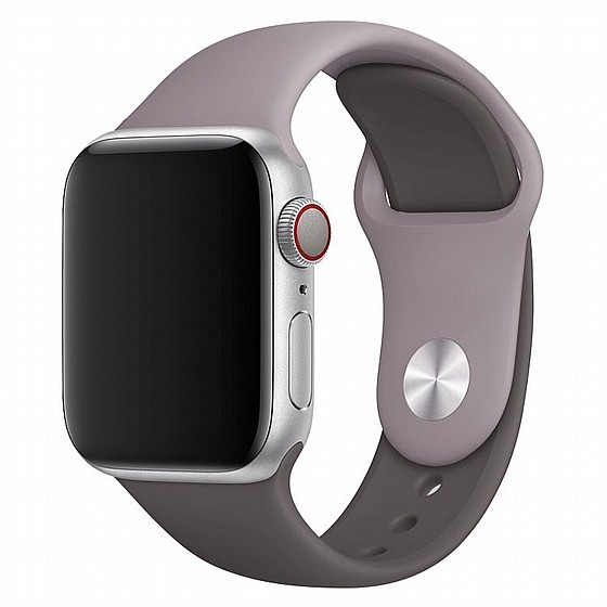 ����� ������� ����  Double Colors Silicone Band ���� LaTera ����� ��� ����: Apple Watch 42mm/44mm/45mm (��� Light Grey/Dark Gray)