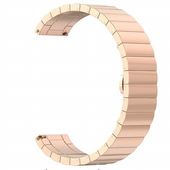 ����� ���� ����  Butterfly Buckle Steel Band ���� LaTera ����� ��� ����: Samsung Galaxy Watch  42mm (��� Rose Gold)