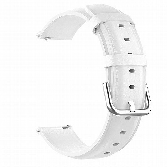 ����� ��� ����  Round Tail Leather Band ���� LaTera ����� ��� ����: Samsung Galaxy Watch  46mm (��� White)