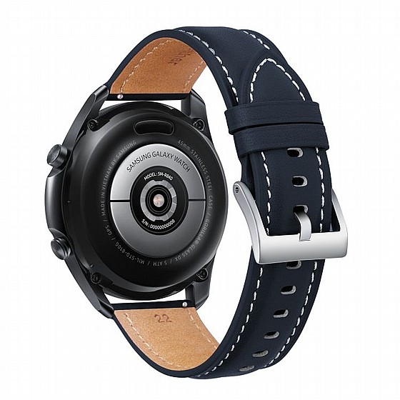 ����� ��� ����   Genuine Leather Band ���� LaTera ����� ��� ����: Samsung Galaxy Watch  46mm (��� Dark Blue)