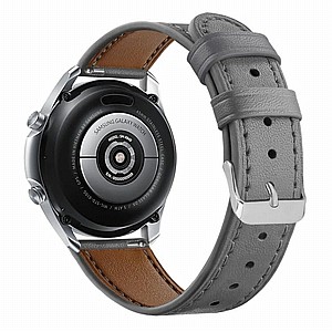 רצועת עור מדגם Replacement Leather Band מבית LaTera לשעון חכם מדגם: Samsung Galaxy Watch 46mm (צבע Grey) רצועת עור מדגם Replacement Leather Band מבית LaTera לשעון חכם מדגם: Samsung Galaxy Watch 46mm (צבע Grey)