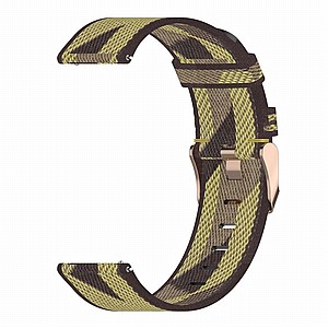 ����� �� / ������ ����  Stripe Weave Nylon Band ���� LaTera ����� ��� ����: Samsung Galaxy Watch  46mm (��� Yellow)