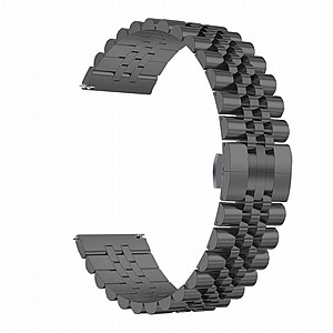 רצועת מתכת מדגם Five Beads Steel Band מבית LaTera לשעון חכם מדגם: Samsung Galaxy Watch 42mm (צבע Black) רצועת מתכת מדגם Five Beads Steel Band מבית LaTera לשעון חכם מדגם: Samsung Galaxy Watch 42mm (צבע Black)