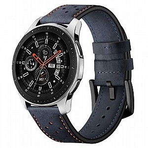 ����� ��� ����   Eyelet Sport Leather Band ���� LaTera ����� ��� ����: Samsung Galaxy Watch  42mm (��� Dark Blue)