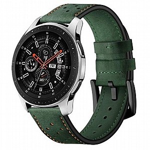 רצועת עור מדגם Eyelet Sport Leather Band מבית LaTera לשעון חכם מדגם: Samsung Galaxy Watch 42mm (צבע Army Green) רצועת עור מדגם Eyelet Sport Leather Band מבית LaTera לשעון חכם מדגם: Samsung Galaxy Watch 42mm (צבע Army Green)
