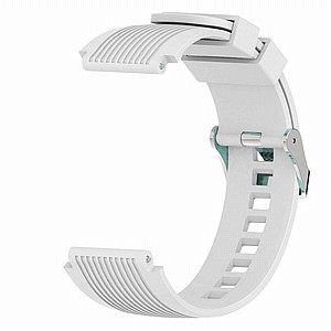 ����� ������� ����  Vertical Grain Wrist Silicone Band ���� LaTera ����� ��� ����: Samsung Galaxy Watch  42mm (��� White)