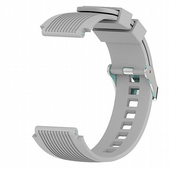 ����� ������� ����  Vertical Grain Wrist Silicone Band ���� LaTera ����� ��� ����: Samsung Galaxy Watch  42mm (��� Grey)
