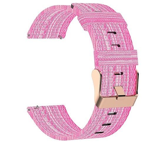 ����� �� / ������ ����  Woven Textured Nylon Band ���� LaTera ����� ��� ����: Samsung Galaxy Watch  42mm (��� Pink)
