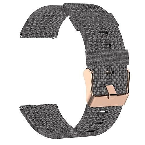 ����� �� / ������ ����  Woven Textured Nylon Band ���� LaTera ����� ��� ����: Samsung Galaxy Watch  42mm (��� Dark Gray)